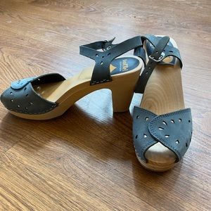 Swedish hasbeens strappy heels